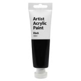 Artist Acrylic Paint 100ml Black