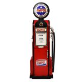 Ampol Petrol Bowser Pump Metal Ornament with Storage Red 46cm