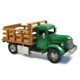 Farm Truck Metal Decorative Ornament 37x16x17cm Green