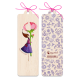 Wooden Bookmark 4.5x14cm - Heartiest Congratulations