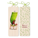 Wooden Bookmark 4.5x14cm - Endless Pleasure