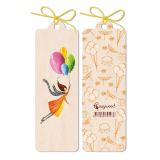 Wooden Bookmark 4.5x14cm - Toward Dreams