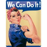 Nostalgic-Art Large Sign We Can Do It 30x40cm