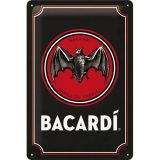 Nostalgic-Art Medium Sign Bacardi - Logo Black 20x30cm