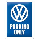 Nostalgic-Art Small Sign VW Parking Only 15x20cm