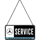 Nostalgic-Art Hanging Sign Mercedes-Benz Service 10x20cm