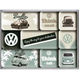 Nostalgic-Art 9pc Magnet Set Beetle & Bulli