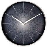 NeXtime 2 Seconds Wall Clock Black