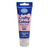 Crafty Colour Acrylics Paint 75ml Carnation Pink