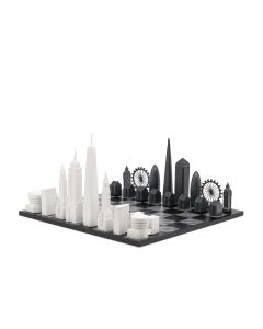 Skyline Chess - London vs New York Edition (Wood)