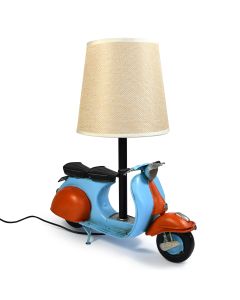 USB powered LED Lamp Scooter 29x15x34cm Blue and Red