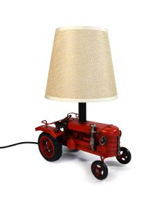 USB powered LED Lamp Tractor 17.5x13x25.5cm Red