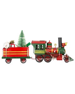 CHRISTMAS TRAIN & WAGON 56cm