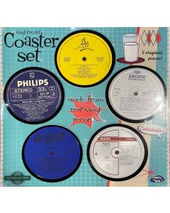 Mini Vinyl Coaster Set 8pcs