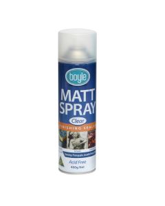 Boyle Clear Matt Spray Sealer 400g