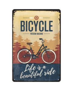 Nostalgic-Art Medium Sign Bicycle - Beautiful Ride 20x30cm