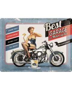 Nostalgic-Art Large Sign Best Garage