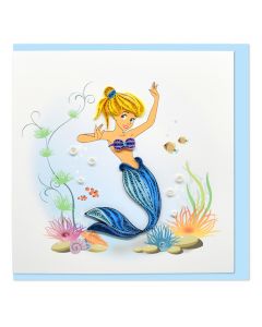Quilled Card Mermaid