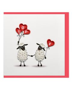 Quilled Card Love - Sheep