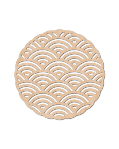 Wooden Coaster 10x10cm - Arches