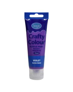 Crafty Colour Acrylic Paint 75ml Violet