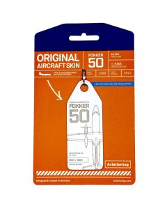 Aviationtag Fokker 50 SAS White