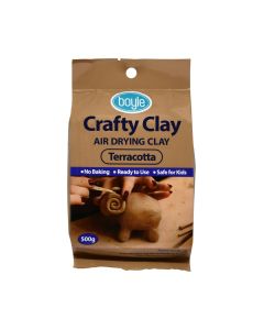 Crafty Clay 500g Terracotta - Air Drying