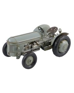 Grey Massey Ferguson TO-20 Tractor Metal Ornament 35cm