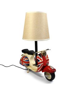 USB powered LED Lamp Scooter 29x15x34cm Union Jack