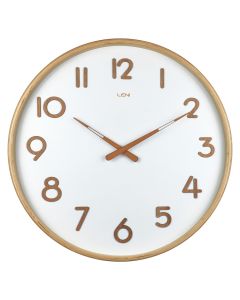 Leni Deco Wall Clock 53cm White