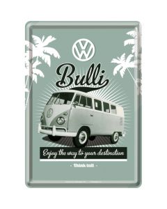 Nostalgic-Art Metal Postcard Bulli 10x14cm