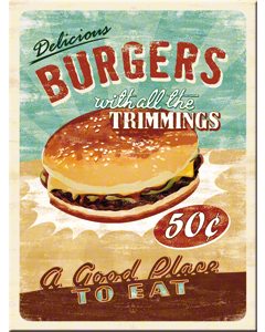 Nostalgic-Art Magnet Burgers 6x8cm