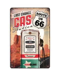 Nostalgic-Art Medium Sign Route 66 Gas Station 20x30cm