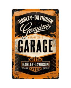 Nostalgic-Art Medium Sign Harley Garage 20x30cm