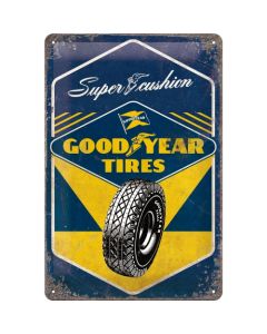 Nostalgic-Art Medium Sign Goodyear - Super Cushion 20x30cm