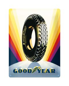 Nostalgic-Art Large Sign Goodyear - Rainbow Wheel 30x40cm