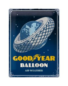 Nostalgic-Art Large Sign Goodyear Balloon Tire 30x40cm