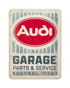 Nostalgic-Art Small Sign Audi Garage 15x20cm