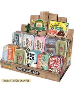 Nostalgic-Art Pet Treat Tin Display (holds 30 tins)