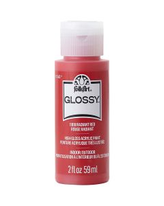 FolkArt Glossy Acrylic Paint 59ml Radiant Red