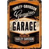 Nostalgic-Art Metal Card Harley-Davidson Garage