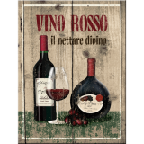Nostalgic-Art Magnet Vino Rosso