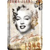 Nostalgic-Art Metal Card Marilyn-montage