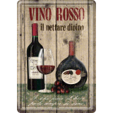 Nostalgic-Art Metal Card Vino Rosso