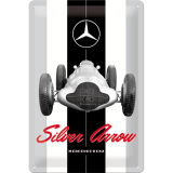 Nostalgic-Art Medium Sign Mercedes-Benz Silver Arrow