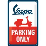 Nostalgic-Art Medium Sign Vespa Parking Only