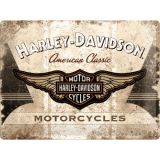 Nostalgic-Art Large Sign Harley American Classic