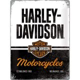 Nostalgic-Art Large Sign Harley-Davidson Motorcycles