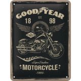 Nostalgic-Art Small Sign Goodyear - Motorcycle