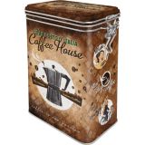 Nostalgic-Art Clip Top Tin Coffee House